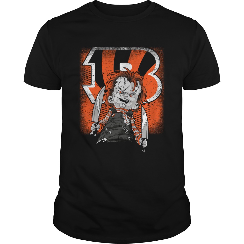 Cincinnati Bengals Halloween "chucky" T-Shirt Cincinnati Bengals Halloween "chucky" T-Shirt
