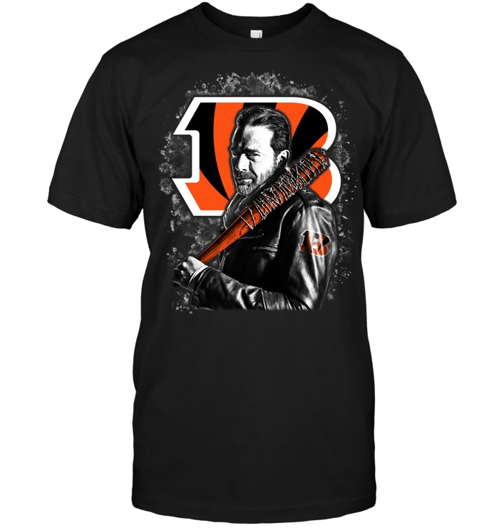 Cincinnati Bengals "walking Dead" Negan T-Shirt Cincinnati Bengals "walking Dead" Negan T-Shirt