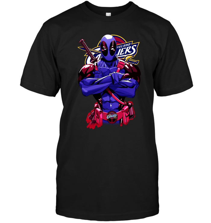 Cleveland Cavaliers "deadpool" Crossover T-Shirt Cleveland Cavaliers "deadpool" Crossover T-Shirt