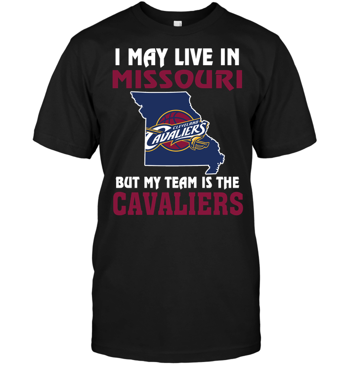 Cleveland Cavaliers "i May Live In Missouri" T-Shirt Cleveland Cavaliers "i May Live In Missouri" T-Shirt