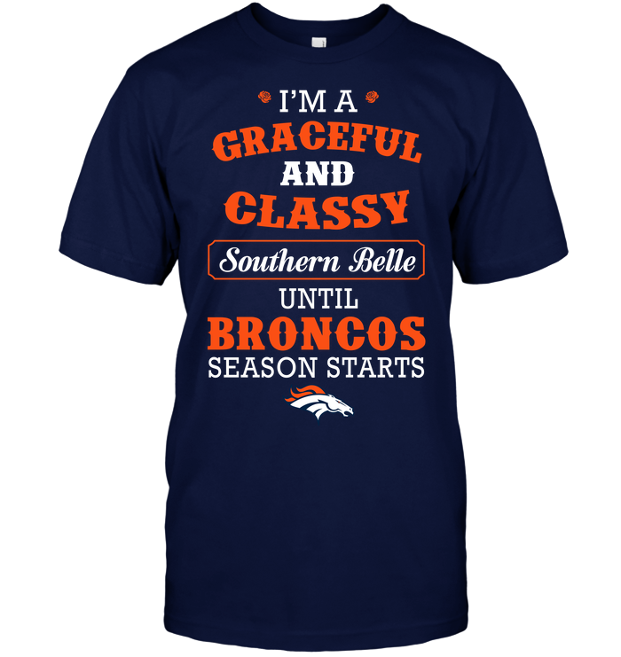 Denver Broncos "southern Belle" T-Shirt Denver Broncos "southern Belle" T-Shirt