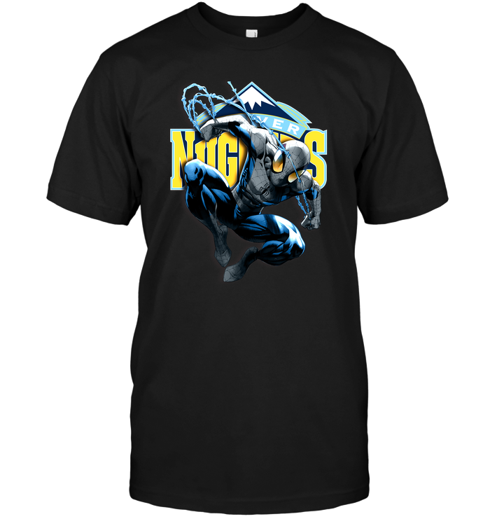 Denver Nuggets "spiderman" Superhero T-Shirt Denver Nuggets "spiderman" Superhero T-Shirt