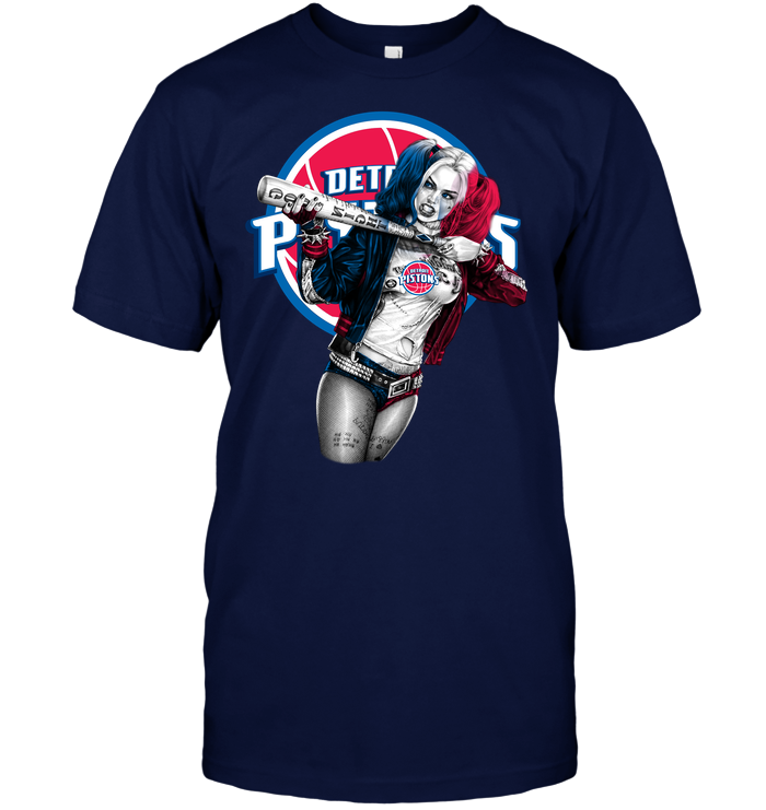 Detroit Pistons "harley Quinn" T-Shirt Detroit Pistons "harley Quinn" T-Shirt