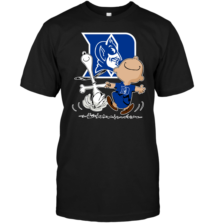 Duke Blue Devils "charlie Brown & Snoopy" T-Shirt Duke Blue Devils "charlie Brown & Snoopy" T-Shirt