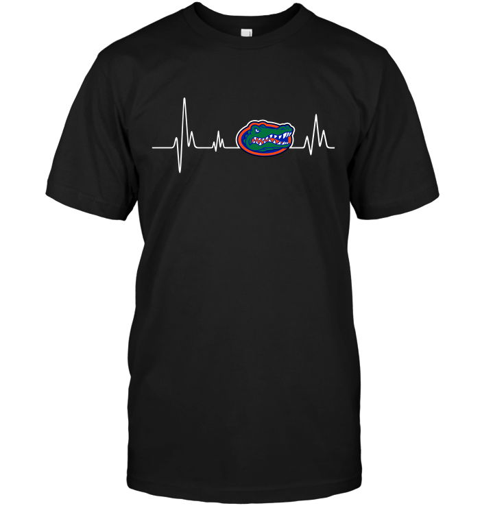 Florida Gators "game Day Heartbeat" T-Shirt Florida Gators "game Day Heartbeat" T-Shirt