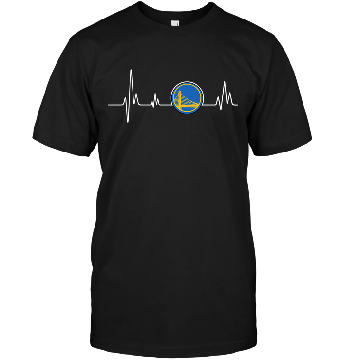 Golden State Warriors "game Day Heartbeat" T-Shirt Golden State Warriors "game Day Heartbeat" T-Shirt