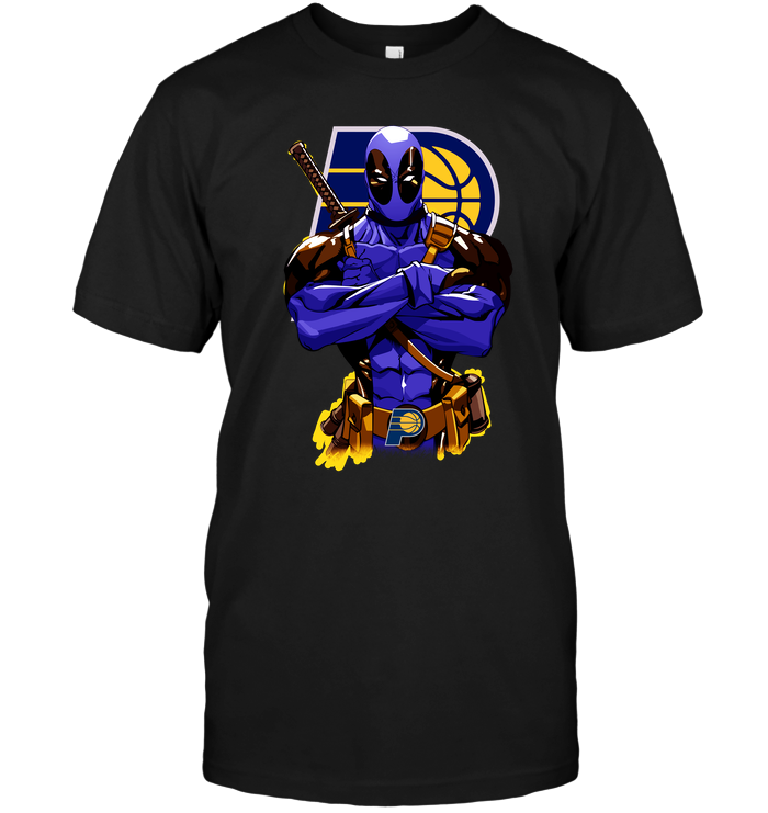 Indiana Pacers "deadpool" Crossover T-Shirt Indiana Pacers "deadpool" Crossover T-Shirt