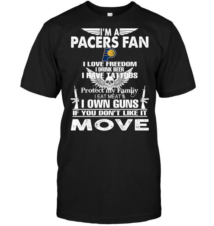 Indiana Pacers "i'm A Pacers Fan" Personality T-Shirt Indiana Pacers "i'm A Pacers Fan" Personality T-Shirt