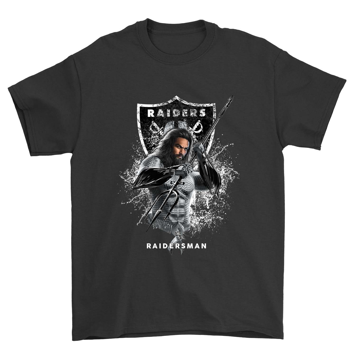Oakland Raiders "aquaman Raidersman" T-Shirt Oakland Raiders "aquaman Raidersman" T-Shirt