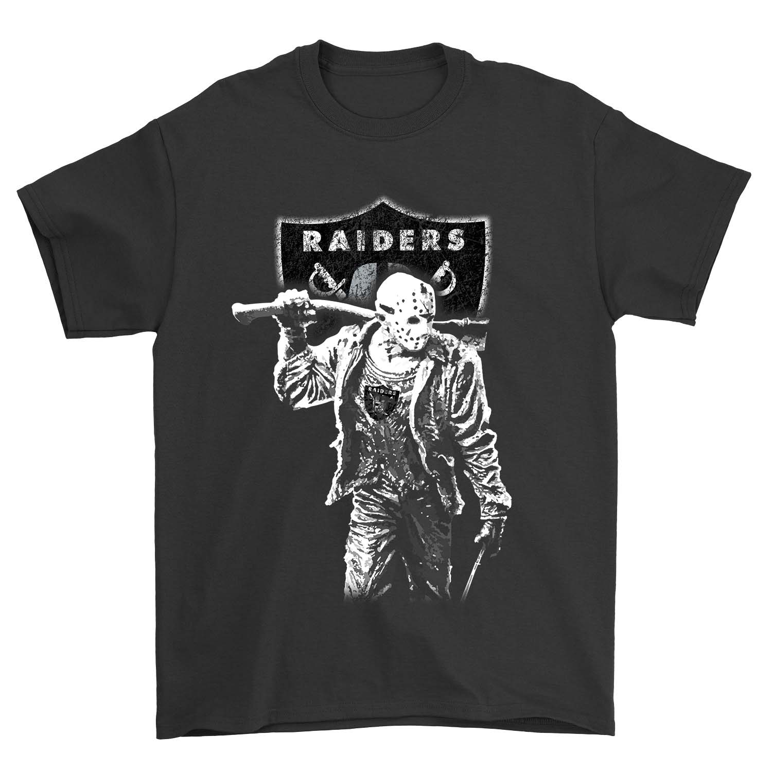 Oakland Raiders "jason Voorhees" T-Shirt Oakland Raiders "jason Voorhees" T-Shirt