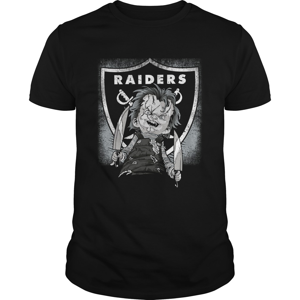 Oakland Raiders Halloween "chucky" T-Shirt Oakland Raiders Halloween "chucky" T-Shirt