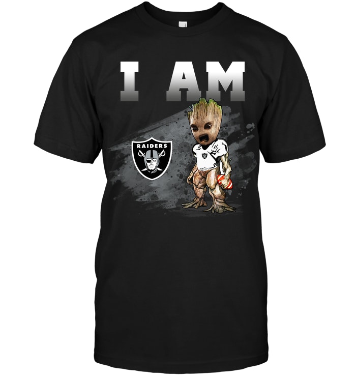 Oakland Raiders "i Am Groot" T-Shirt Oakland Raiders "i Am Groot" T-Shirt