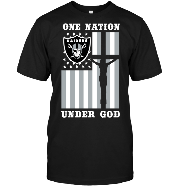 Oakland Raiders "one Nation Under God" T-Shirt Oakland Raiders "one Nation Under God" T-Shirt