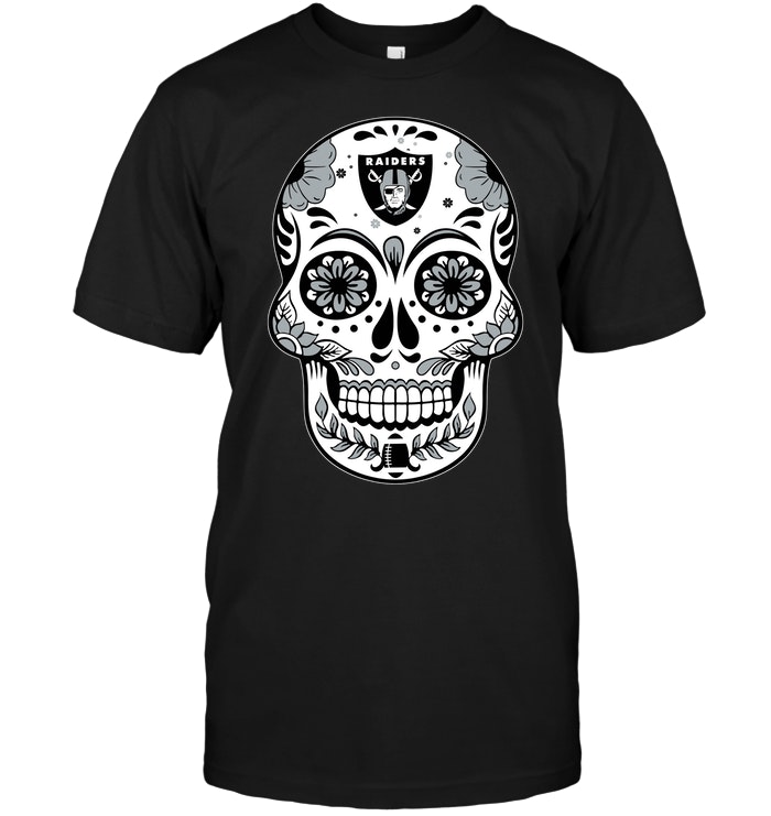 Oakland Raiders "sugar Skull" T-Shirt Oakland Raiders "sugar Skull" T-Shirt
