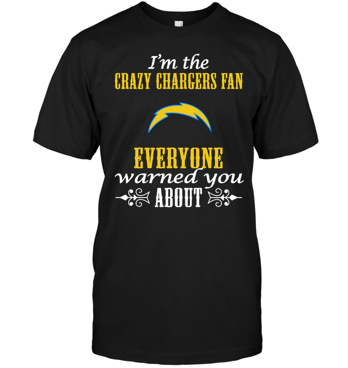 Los Angeles Chargers "crazy Fan" T-Shirt Los Angeles Chargers "crazy Fan" T-Shirt