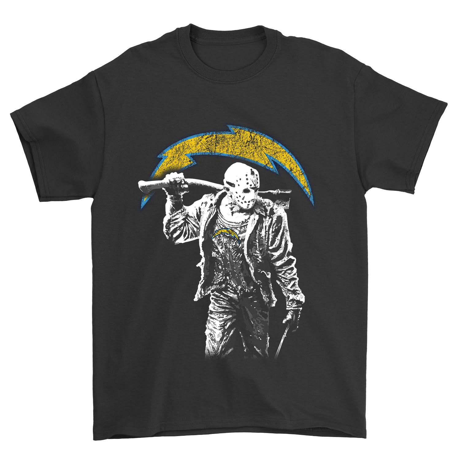 Los Angeles Chargers "jason Voorhees" T-Shirt Los Angeles Chargers "jason Voorhees" T-Shirt