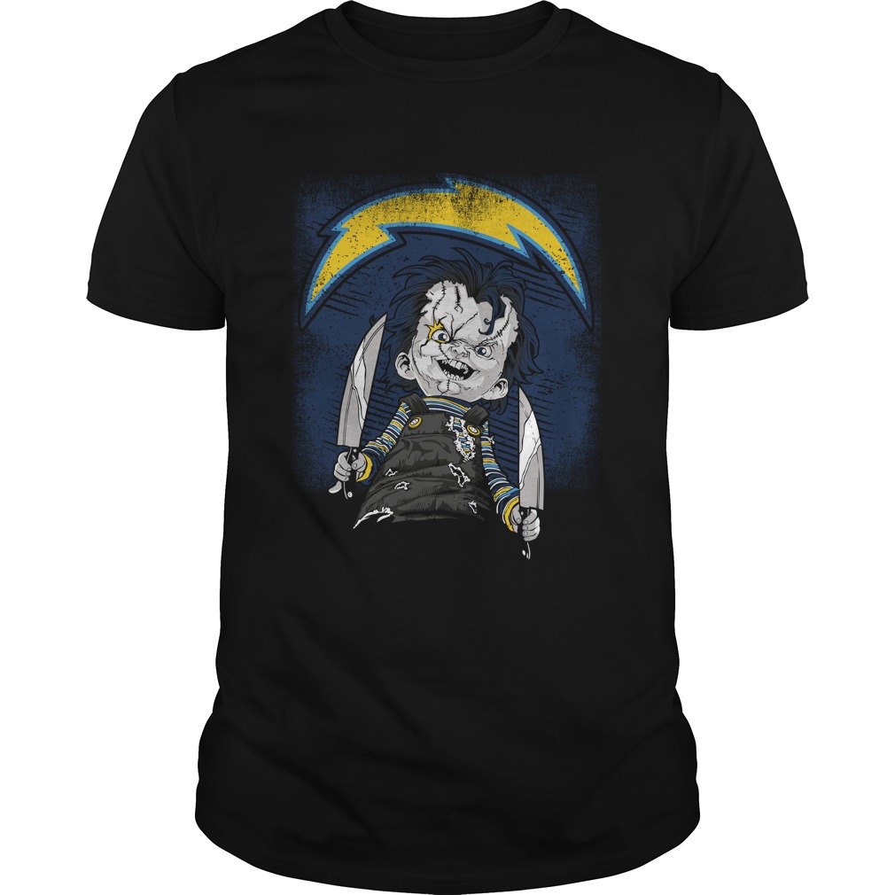 Los Angeles Chargers Halloween "chucky" T-Shirt Los Angeles Chargers Halloween "chucky" T-Shirt