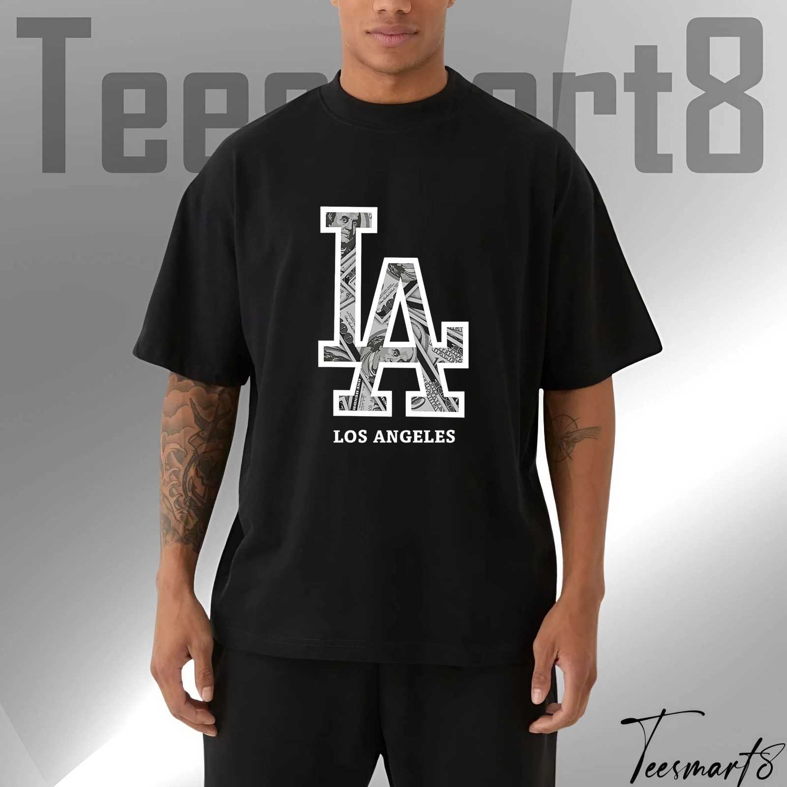 Mlb La Dodgers Logo T-Shirt – Cotton Baseball Tee, La Dodgers Fan Shirt, Sports Apparel