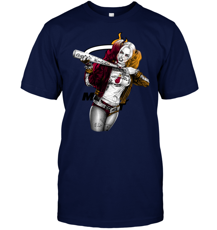 Miami Heat "harley Quinn" T-Shirt Miami Heat "harley Quinn" T-Shirt