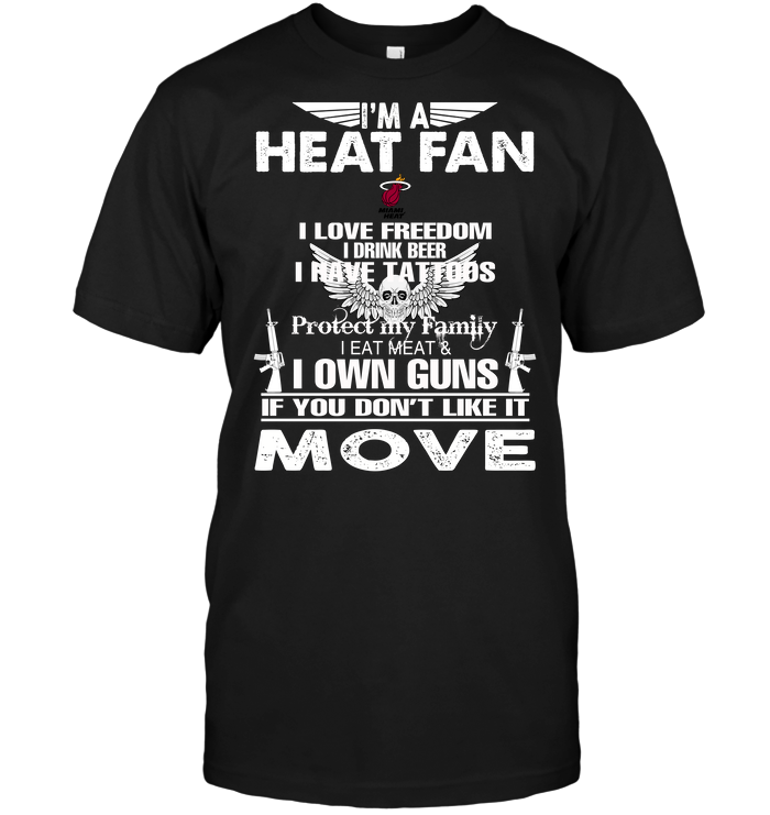 Miami Heat "i'm A Heat Fan" Personality T-Shirt Miami Heat "i'm A Heat Fan" Personality T-Shirt