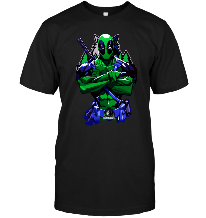 Minnesota Timberwolves "deadpool" Crossover T-Shirt Minnesota Timberwolves "deadpool" Crossover T-Shirt