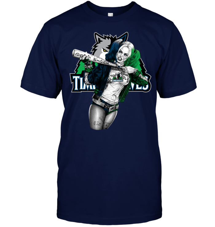 Minnesota Timberwolves "harley Quinn" T-Shirt Minnesota Timberwolves "harley Quinn" T-Shirt