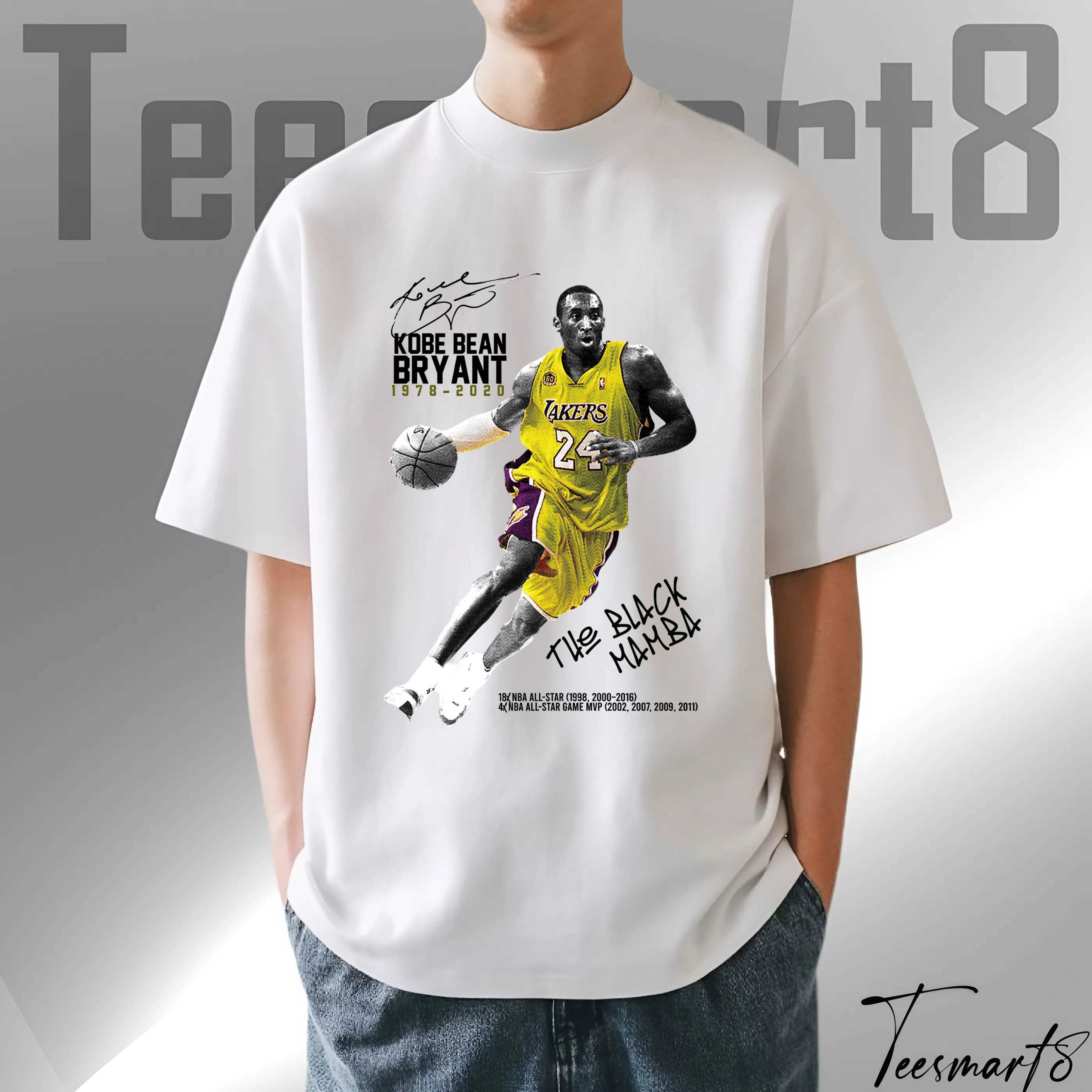 Kobe Bryant The Black Mamba T-Shirt – Vintage Bootleg Style Lakers Legend Graphic Tee