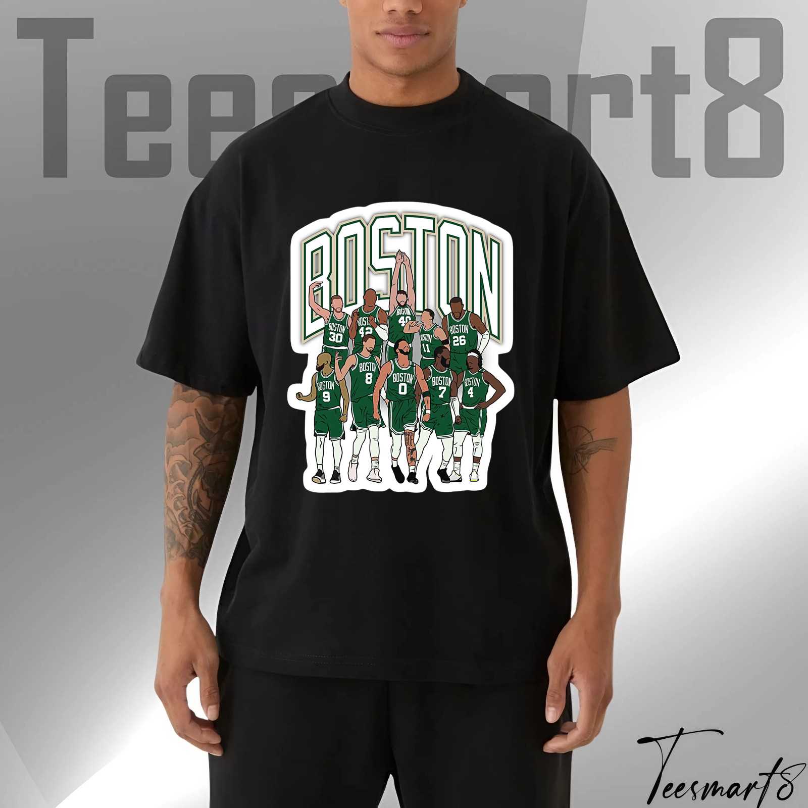 Boston Celtics Fan Tee – Bold Nba Graphic Print Shirt