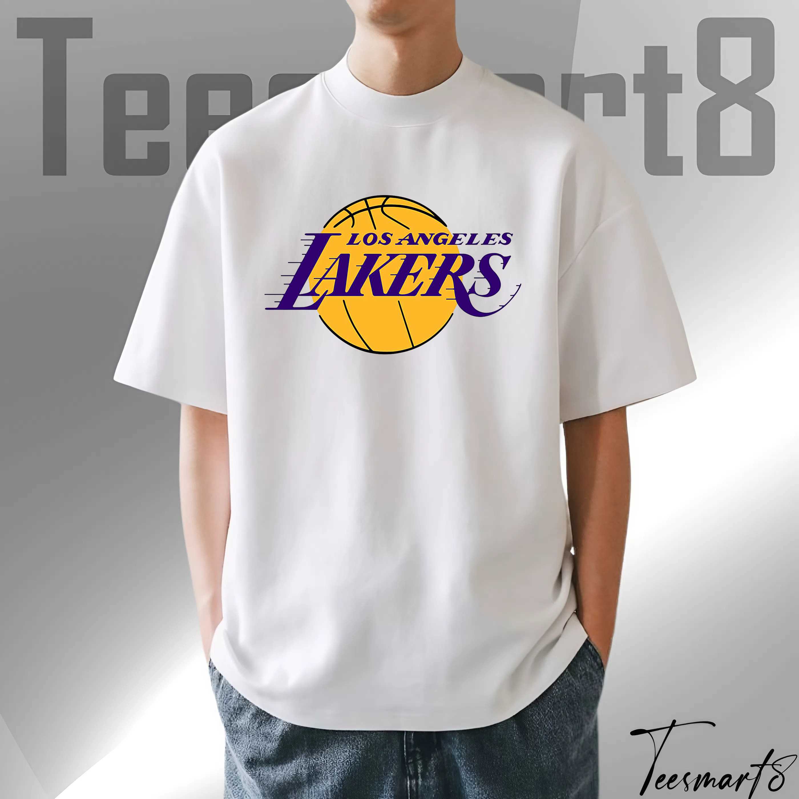 Los Angeles Lakers Logo T Shirt – Nba Basketball Fan Tee