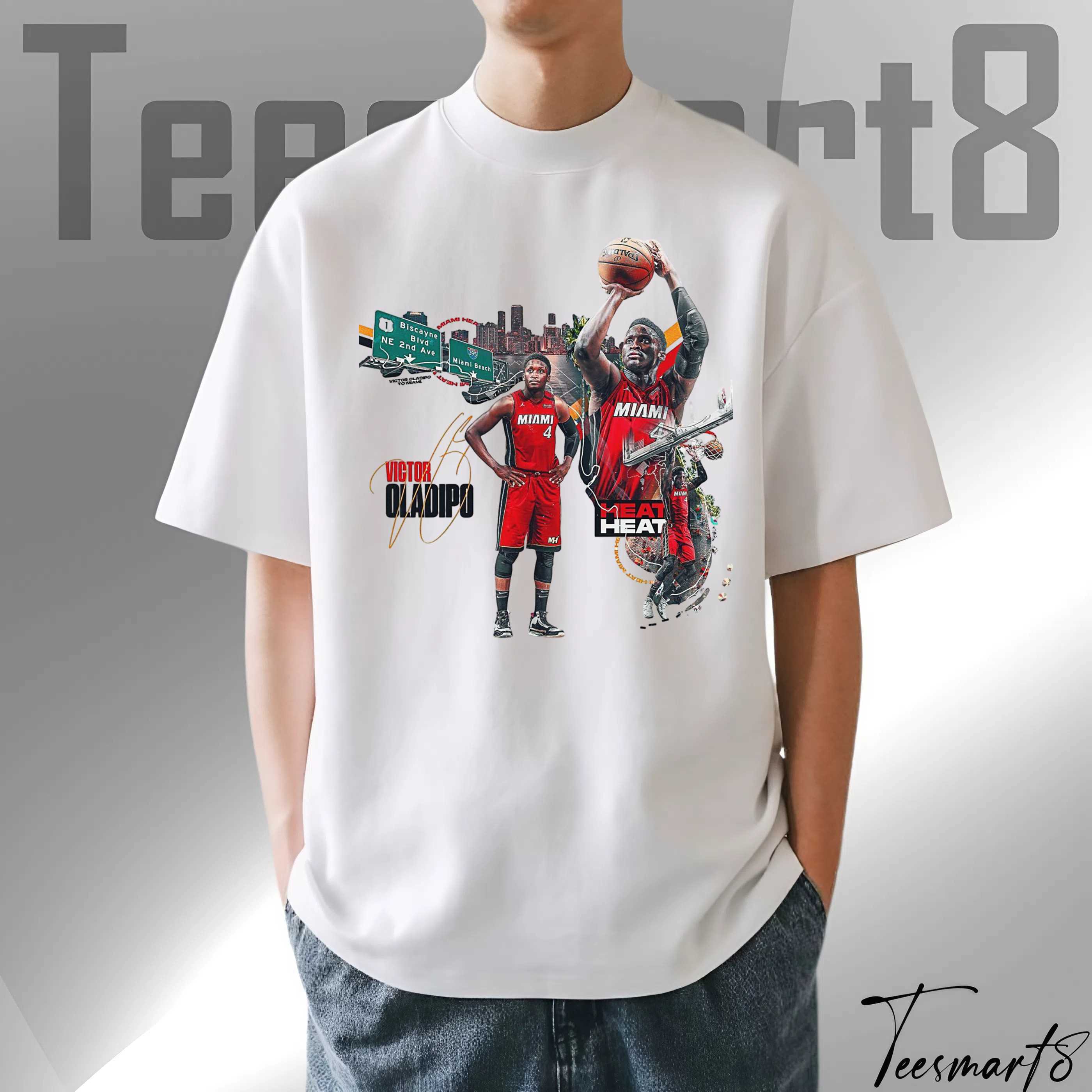 Victor Oladipo T-Shirt – Miami Heat Graphic Tee For True Nba Fans