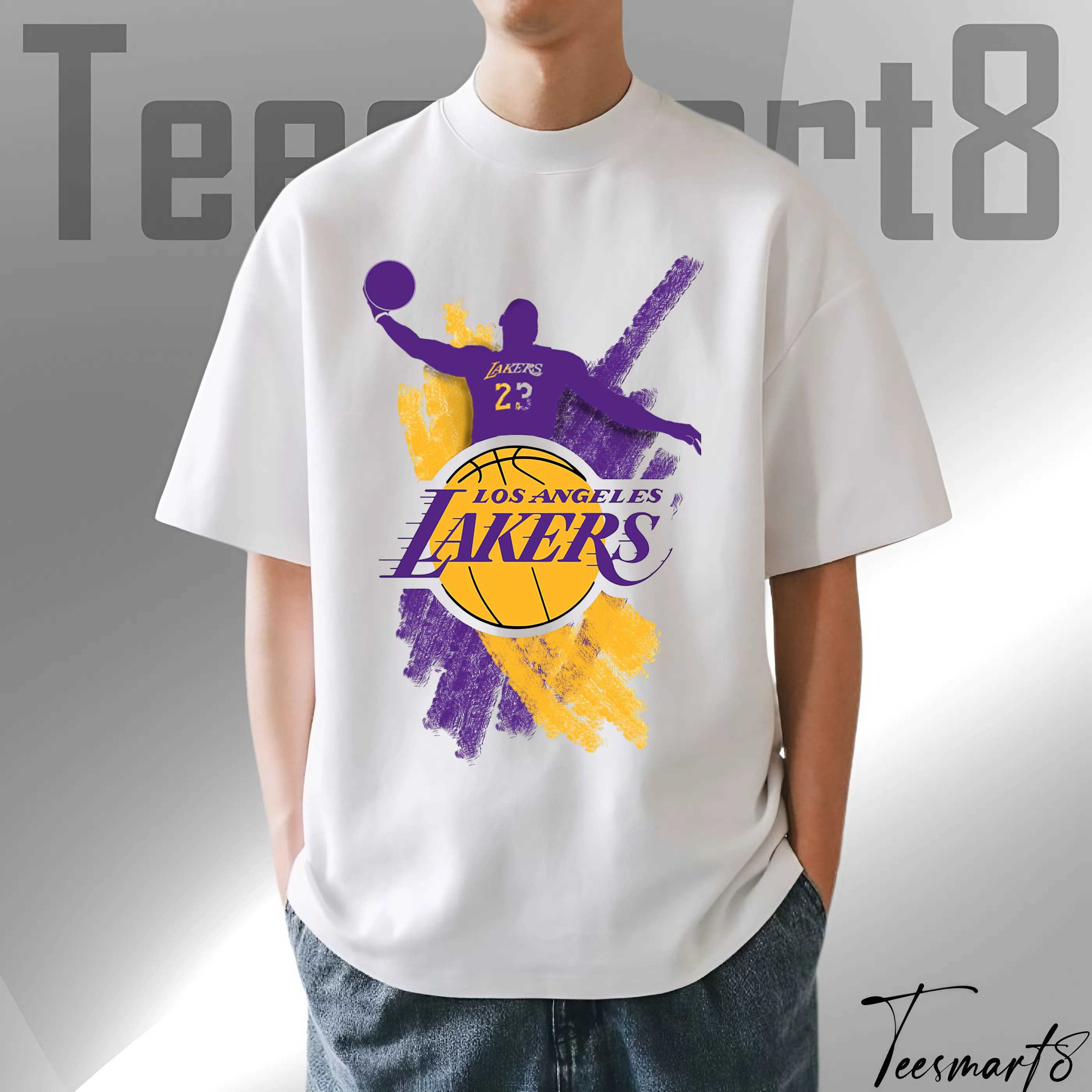 Lebron James Lakers T-Shirt – King 23 Basketball Graphic Tee