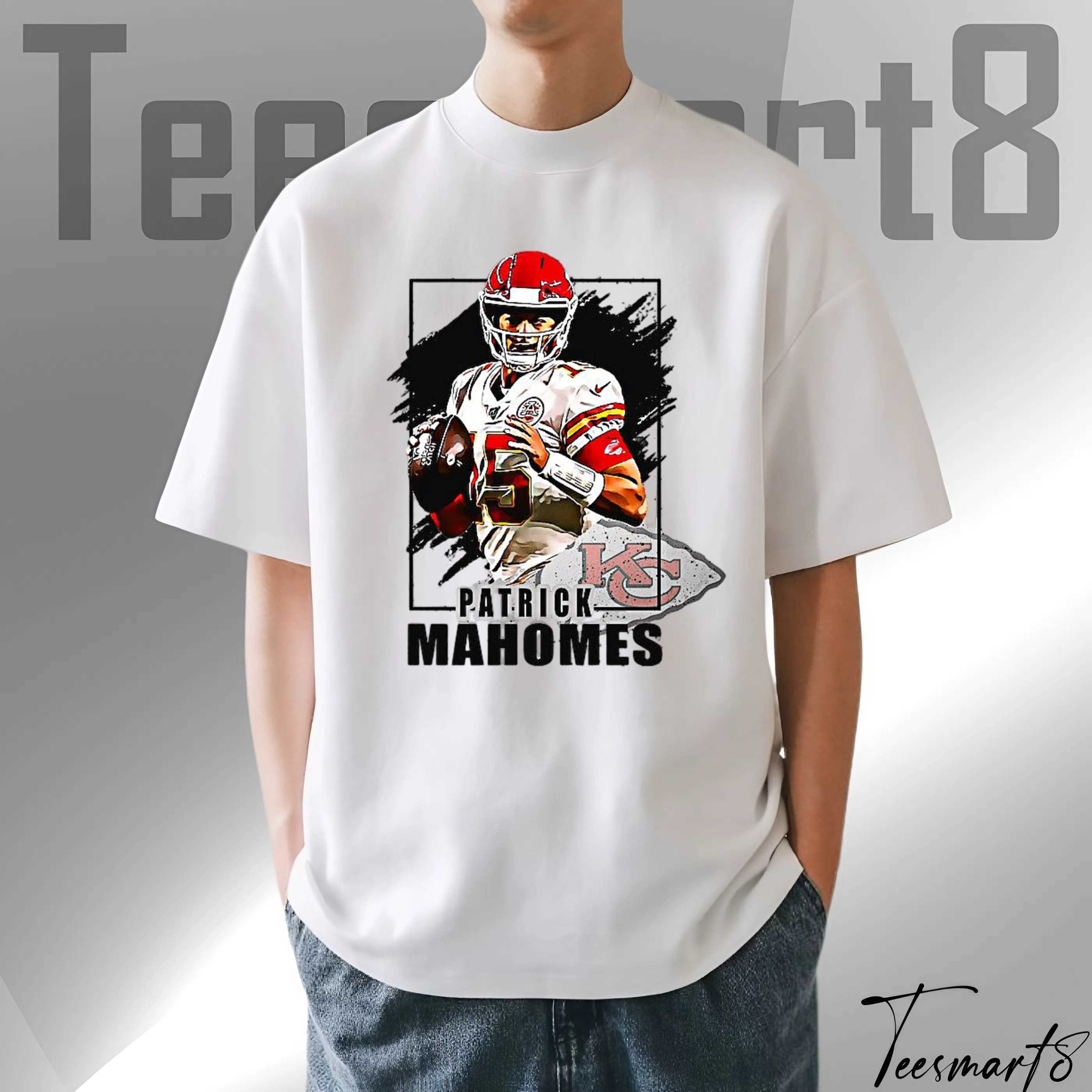 Patrick Mahomes Kc Chiefs Graphic T-Shirt – Nfl Superstar Football Fan Tee
