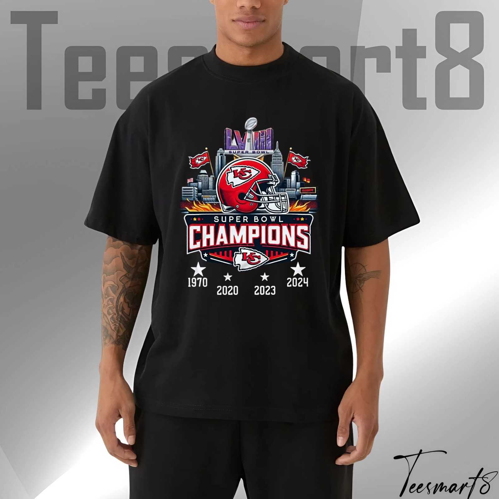 Kc Chiefs Super Bowl Champs Tee – Vintage Style Football Fan Shirt