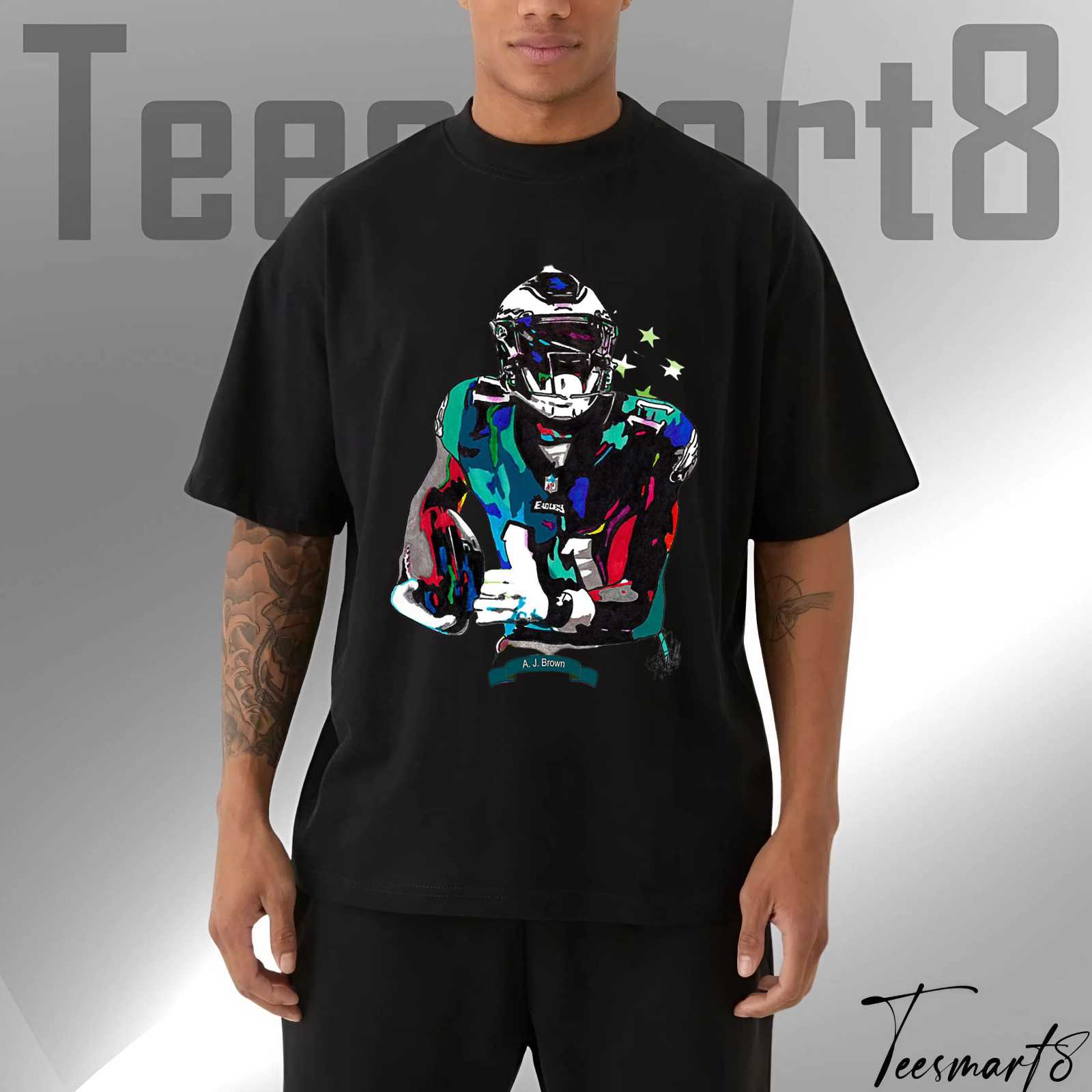 Aj Brown Catch Machine – 2025 Nfl Season Graphic Shirt