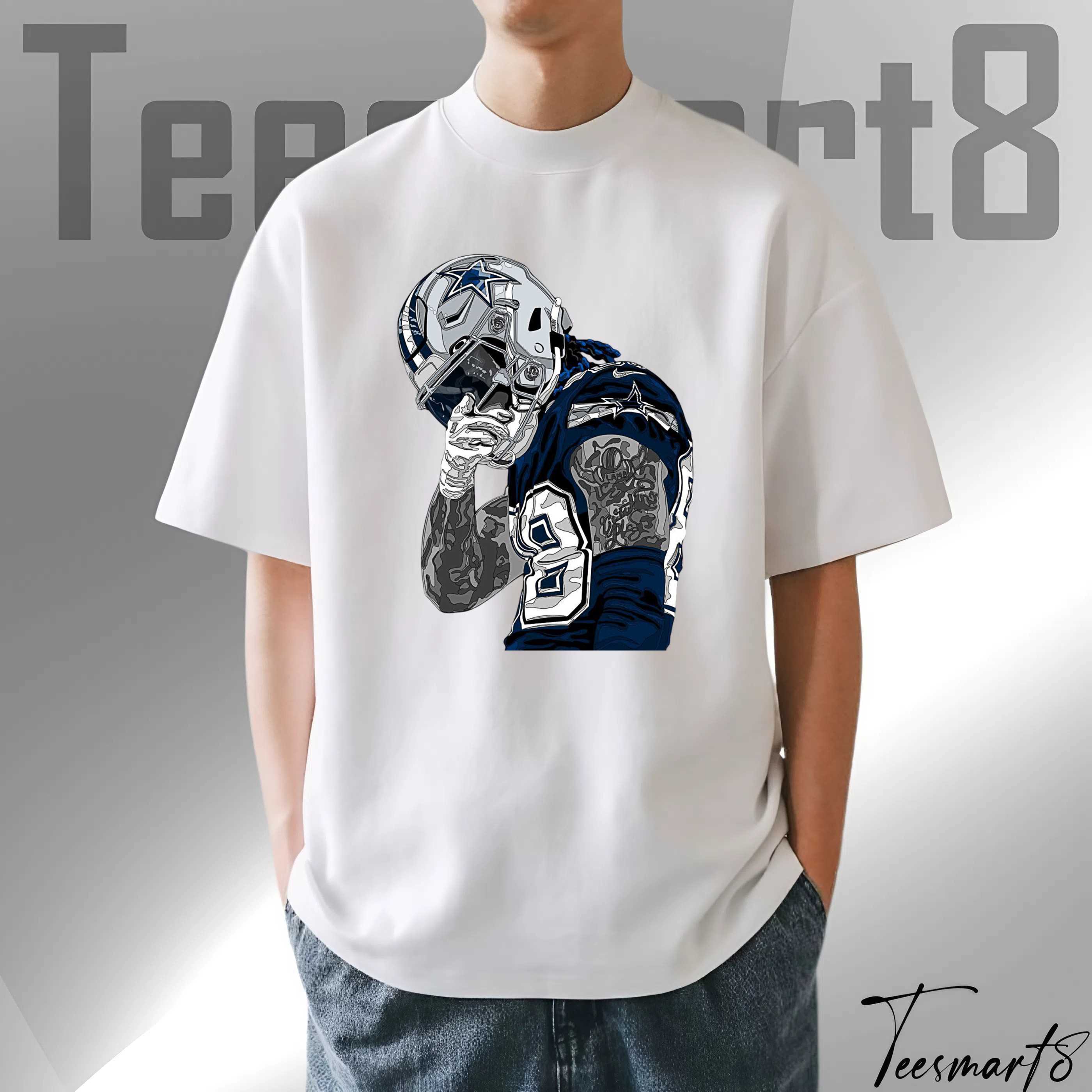 Dallas Cowboys Football Team Fan T-Shirt – Classic Nfl Streetwear