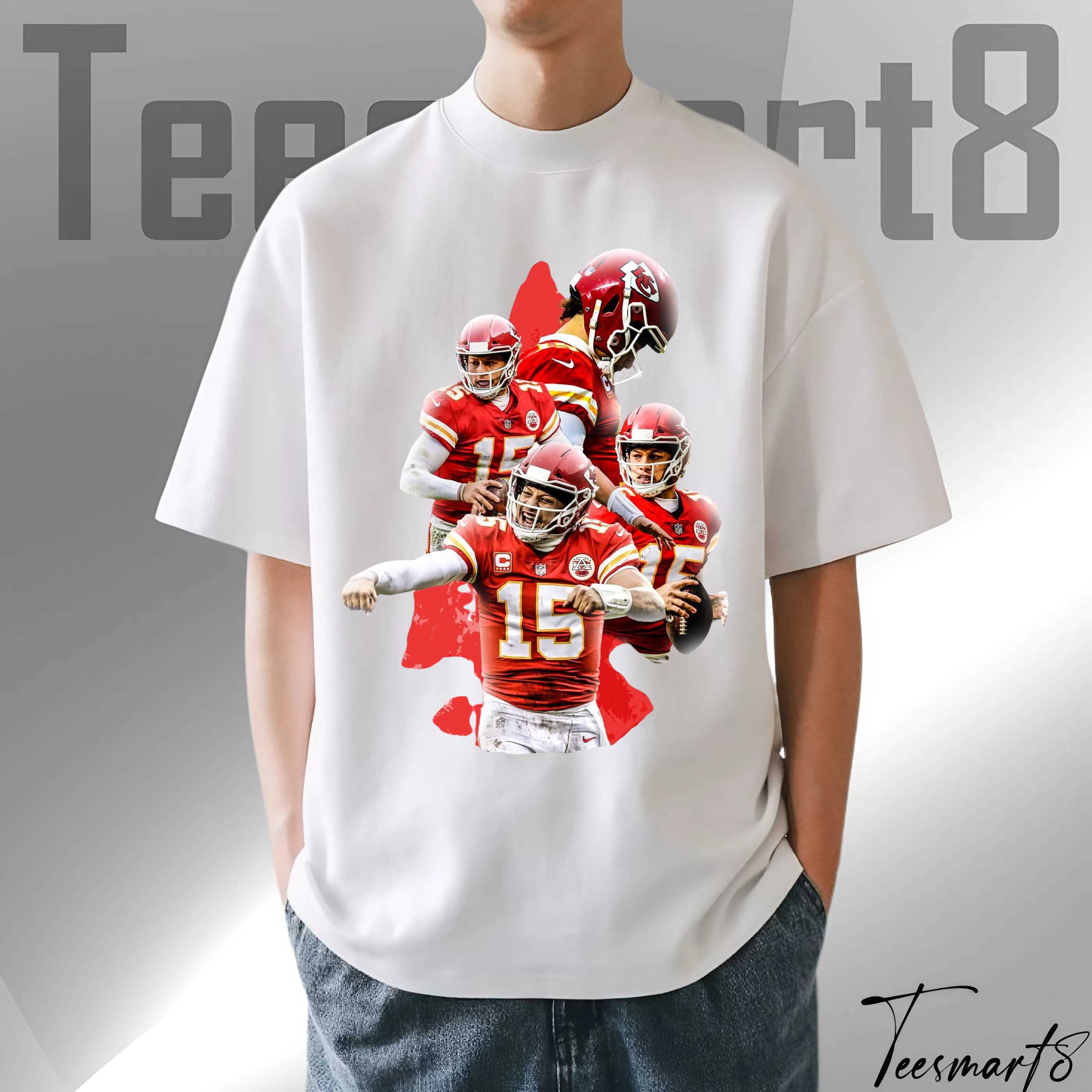Patrick Mahomes T Shirt – Mvp Quarterback Graphic Tee Kansas City Chiefs Football Fan Shirt
