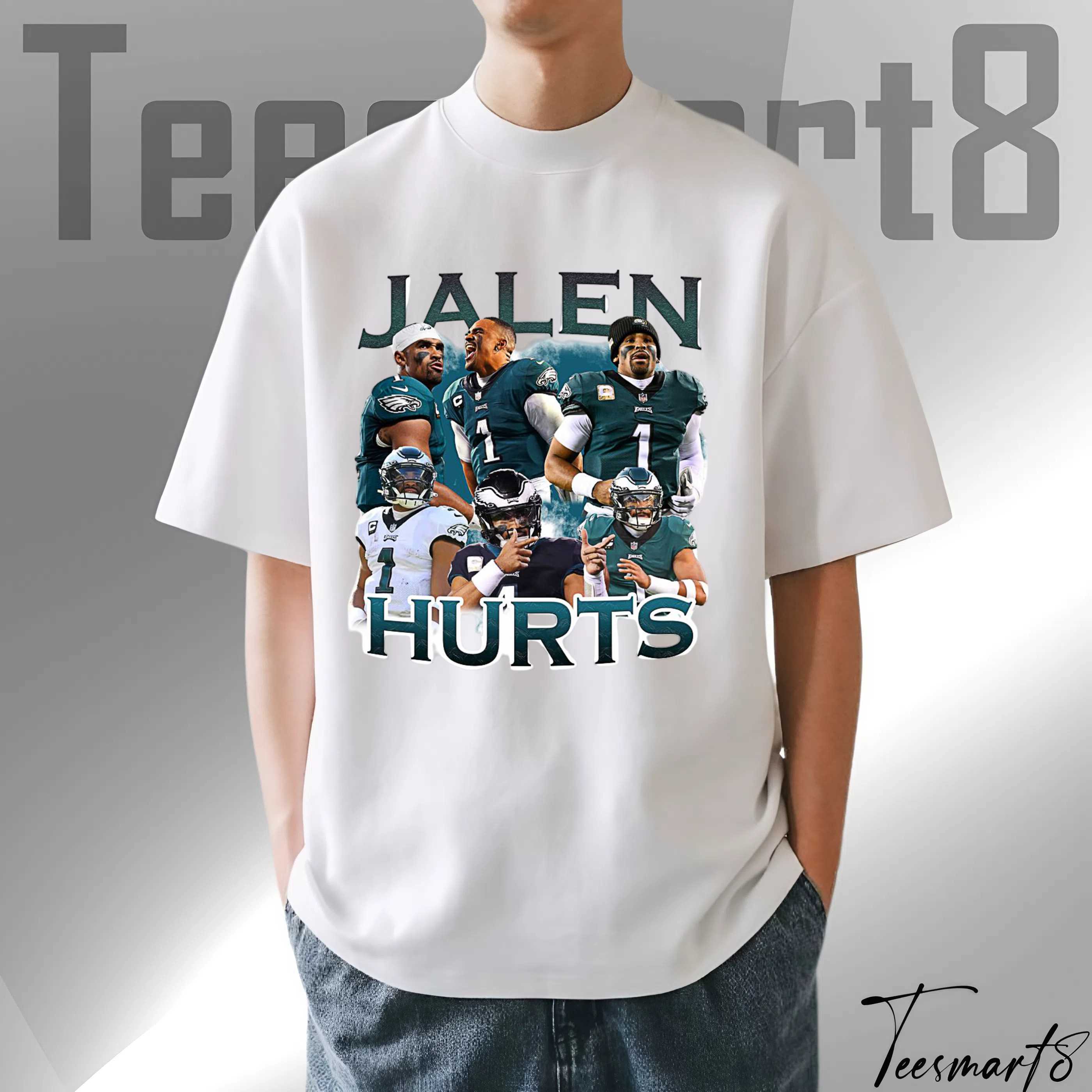 Jalen Hurts Vintage Shirt – Bootleg Retro Fan Design