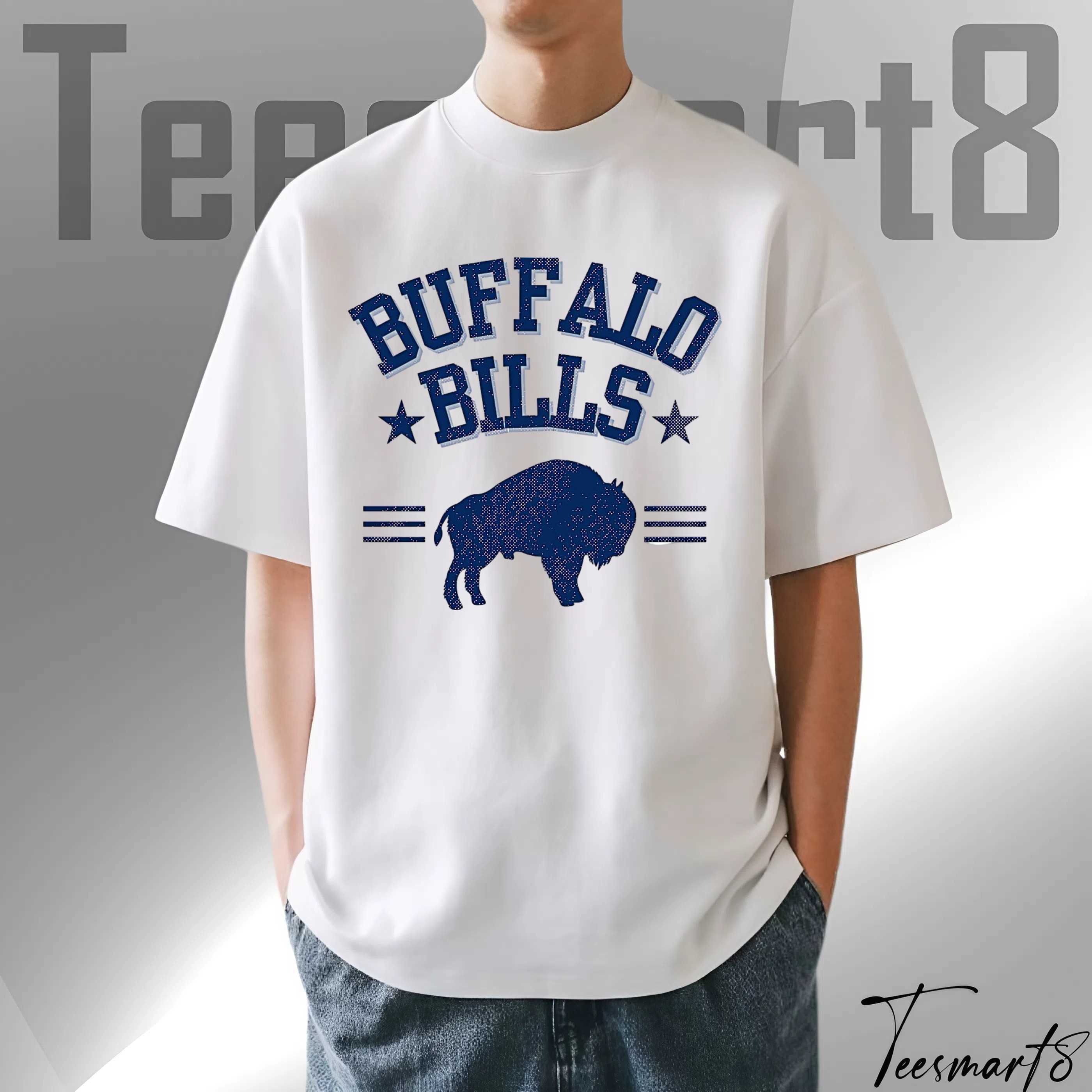 Buffalo Bills T-Shirt – Vintage Nfl Football Fan Tee For Game Day Style