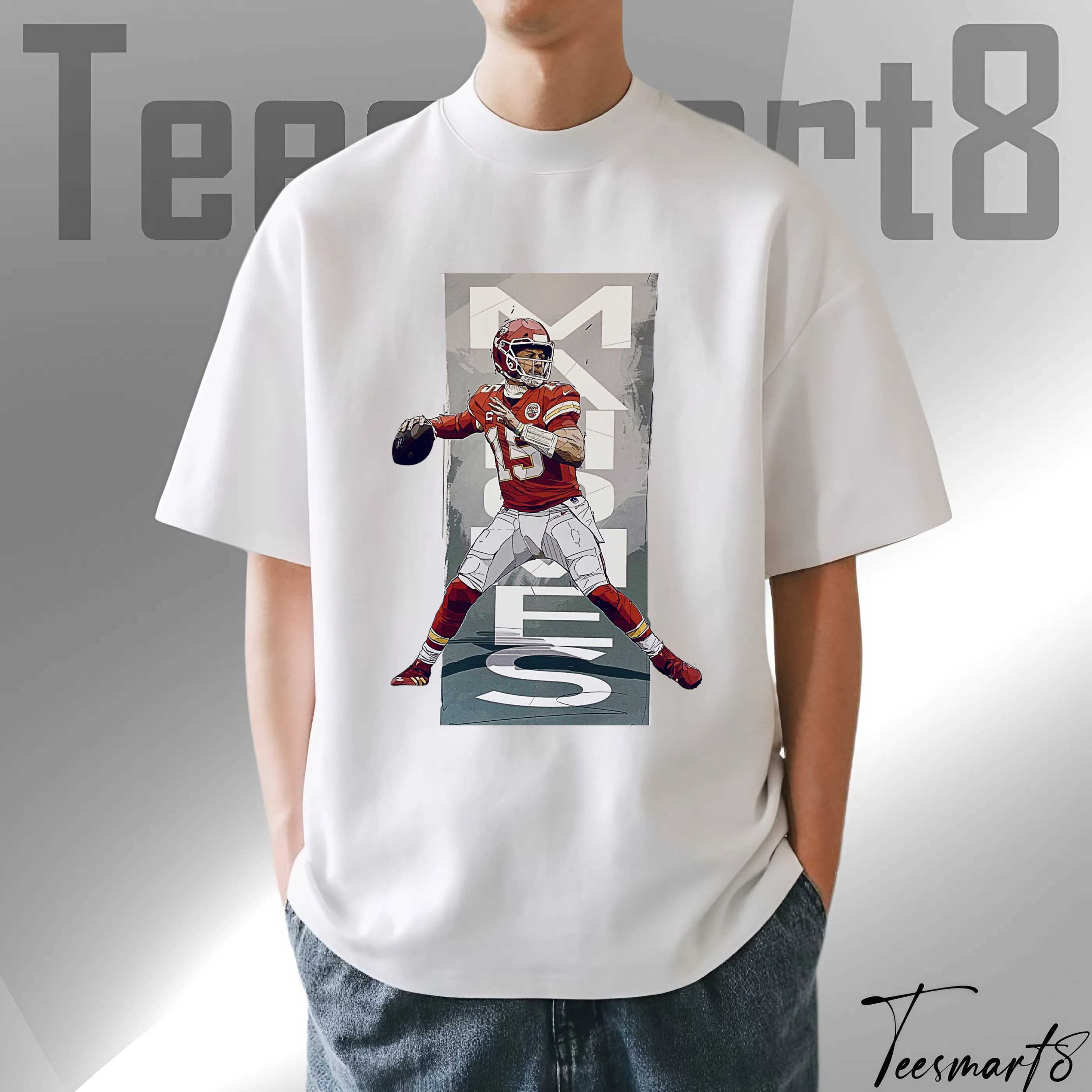 Patrick Mahomes Qb Power Tee – Nfl Football Graphic Shirt
