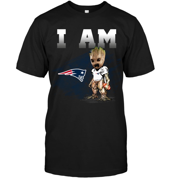 New England Patriots "i Am Groot" T-Shirt New England Patriots "i Am Groot" T-Shirt