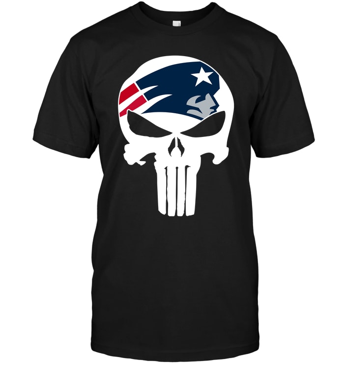 New England Patriots "punisher Skull" T-Shirt New England Patriots "punisher Skull" T-Shirt