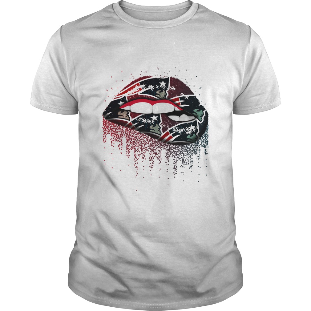 New England Patriots Lips T-Shirt New England Patriots Lips T-Shirt