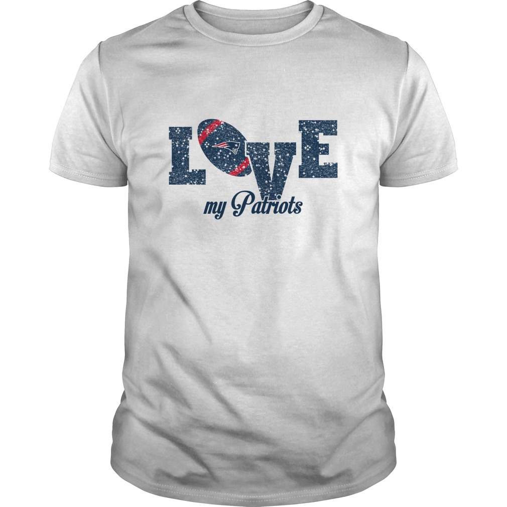 New England Patriots "love My Patriots" T-Shirt New England Patriots "love My Patriots" T-Shirt