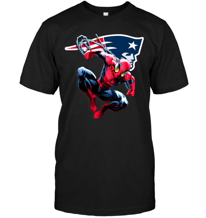 New England Patriots "spiderman" Superhero T-Shirt New England Patriots "spiderman" Superhero T-Shirt