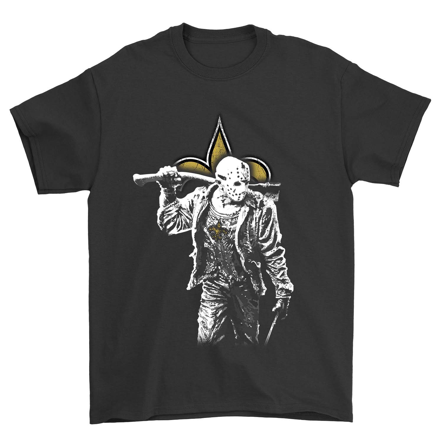 New Orleans Saints "jason Voorhees" T-Shirt New Orleans Saints "jason Voorhees" T-Shirt