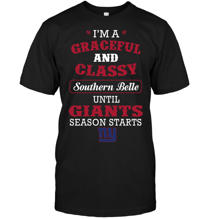 New York Giants "southern Belle" T-Shirt New York Giants "southern Belle" T-Shirt