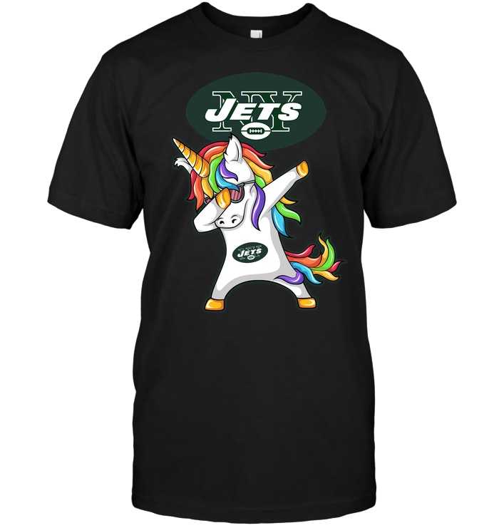 New York Jets "dabbing Unicorn" T-Shirt New York Jets "dabbing Unicorn" T-Shirt