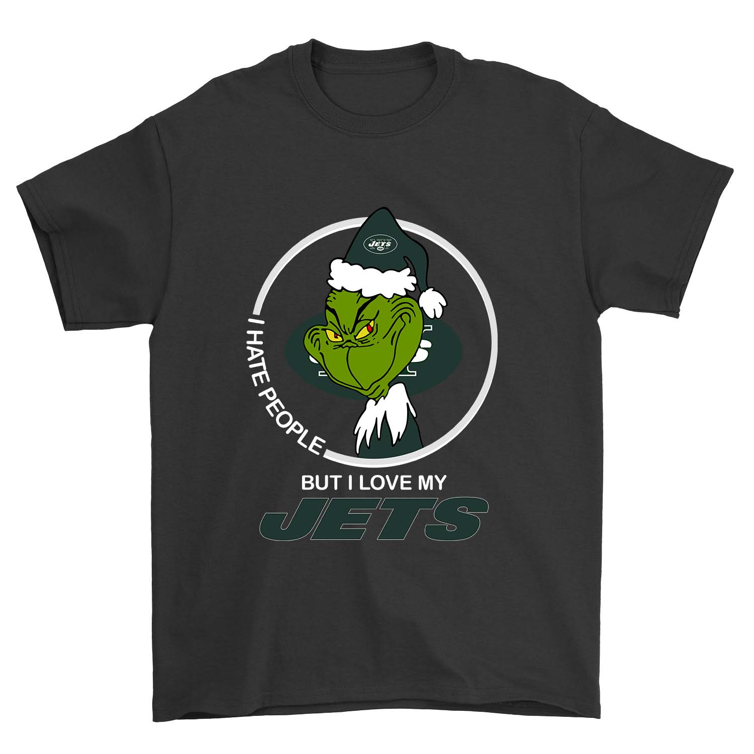 New York Jets "grinch - I Hate People" T-Shirt New York Jets "grinch - I Hate People" T-Shirt