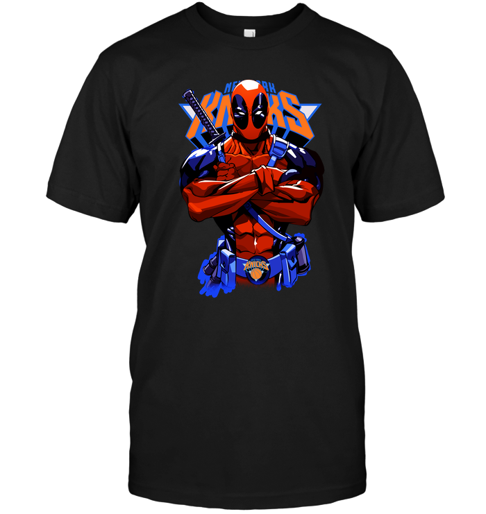New York Knicks "deadpool" Crossover T-Shirt New York Knicks "deadpool" Crossover T-Shirt
