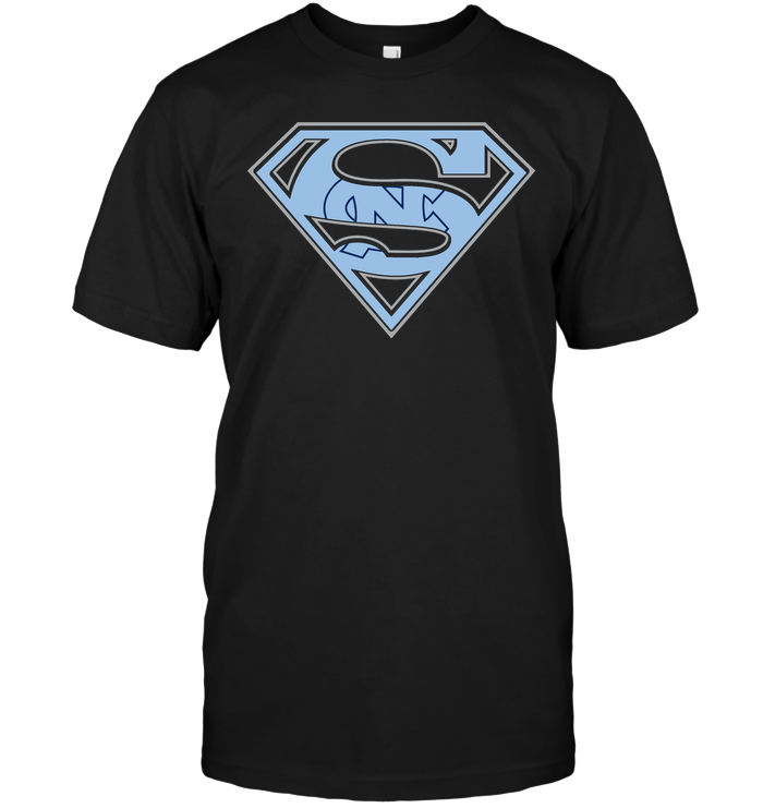 Superman North Carolina Tar Heels T-Shirt Superman North Carolina Tar Heels T-Shirt